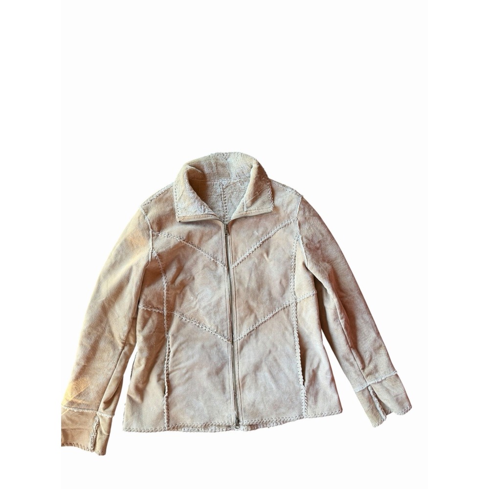 WINLET New York Leather Coat Fine Condition Size L Vintage Y2K